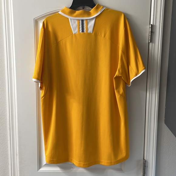 Adidas Climalite Varsity Gold Polo.  Size XL. - Picture 2 of 3